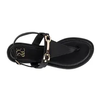 New York & Company Womens Angelica Flat Sandals