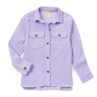 Thereabouts Shacket Little & Big Girls Shirt Jacket