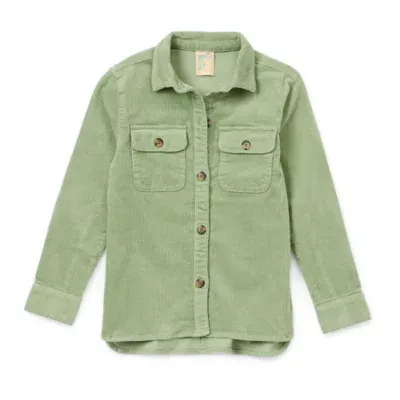 Thereabouts Shacket Little & Big Girls Shirt Jacket