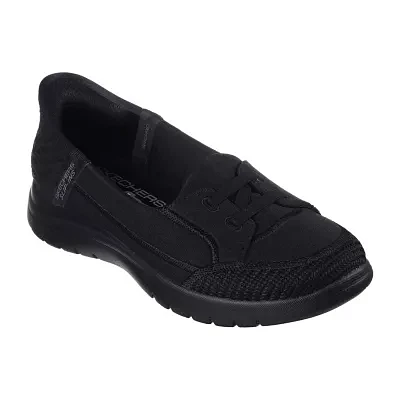 Skechers Hands Free Slip-Ins Womens On-The-Go Flex Top Notch Slip-On Shoe