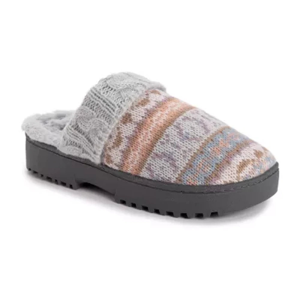 Muk Luks Minette Womens Slip-On Slippers