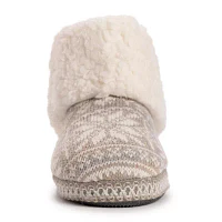 Muk Luks Melinda Womens Bootie Slippers