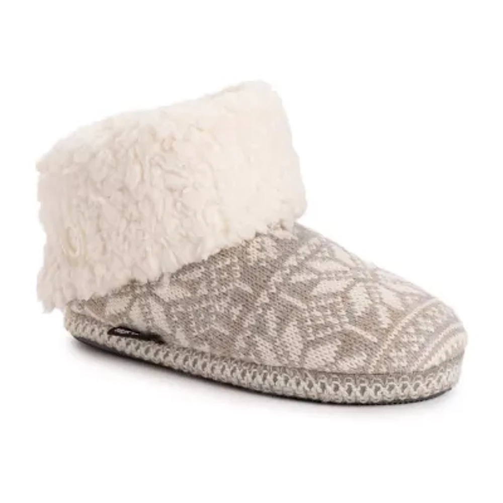 Muk Luks Melinda Womens Bootie Slippers