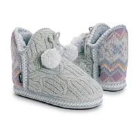 Muk Luks Womens Bootie Slippers