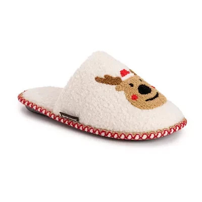 Muk Luks Womens Slip-On Slippers