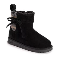 Muk Luks Womens Teenie Flat Heel Winter Boots