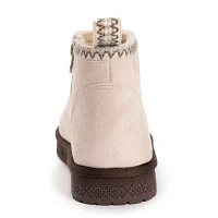 Muk Luks Womens Larissa Flat Heel Winter Boots
