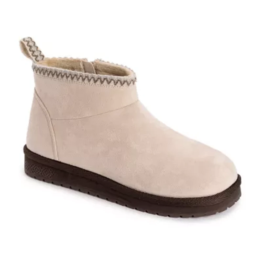 Muk Luks Womens Larissa Flat Heel Winter Boots