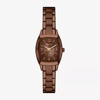 Relic By Fossil Womens Brown Stainless Steel Bracelet Watch Zr34663