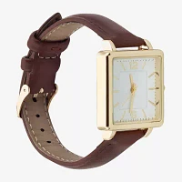 American Exchange Womens Brown Strap Watch 14894g-42-B16