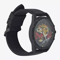 Ed Hardy Womens Black Strap Watch 15004b-42-G02