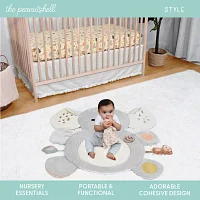 The Peanutshell Elephant Play Mat & Security Blanket 4-pc. Crib Bedding Set