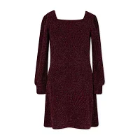 Speechless Big Girls Long Sleeve Party Dress