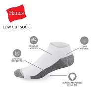 Hanes Ultimate 6 Pair Low Cut Socks Mens