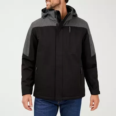 Free Country Mens Lined Removable Hood Midweight Puffer Jacket