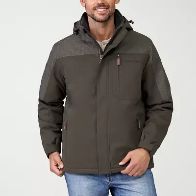 Free Country Mens Lined Removable Hood Hooded Midweight Softshell Jacket