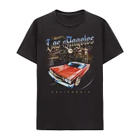 Mens Short Sleeve Hot Wheels Los Angeles Graphic T-Shirt