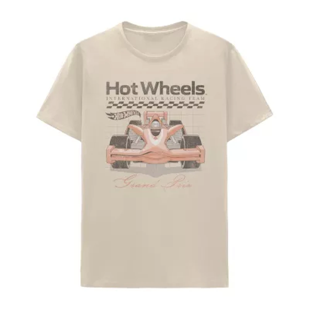 Mens Short Sleeve Hot Wheels Graphic T-Shirt