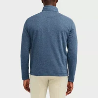 IZOD Microfleece Mens Long Sleeve Quarter-Zip Pullover