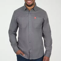 American Outdoorsman Mens Long Sleeve Button-Down Shirt