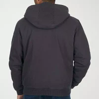 American Outdoorsman Canvas Fleece Lined Mens Long Sleeve Hoodie