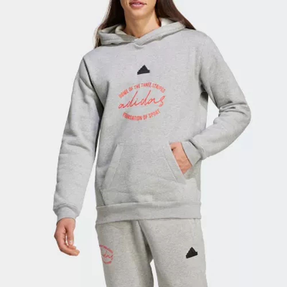 adidas Mens Long Sleeve Hoodie