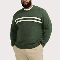 IZOD Soft Touch Big and Tall Mens Crew Neck Long Sleeve Sweatshirt