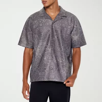 Forever 21 Mens Short Sleeve Button-Down Shirt