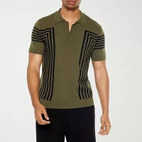 Forever 21 Mens Short Sleeve Sweater Polo Shirt