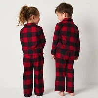 North Pole Trading Co. Toddler Unisex Flannel 2-pc. Christmas Matching Family Pajama Set