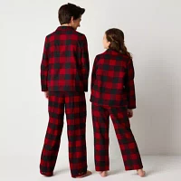 North Pole Trading Co. Little & Big Unisex Flannel 2-pc. Christmas Matching Family Pajama Set