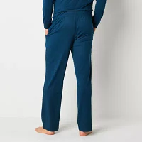 Stafford Mens Pajama Ribbed Fleece Pants