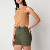 a.n.a Womens Highest Rise Chino Short