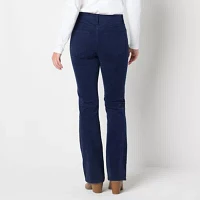 St. John's Bay Womens Mid Rise Flare Corduroy Pant