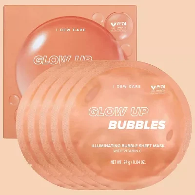 I Dew Care Glow Up Bubbles Brightening Face Mask