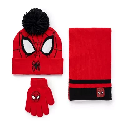 Disney Collection Little & Big Boys 3-pc. Spiderman Cold Weather Accessory Set