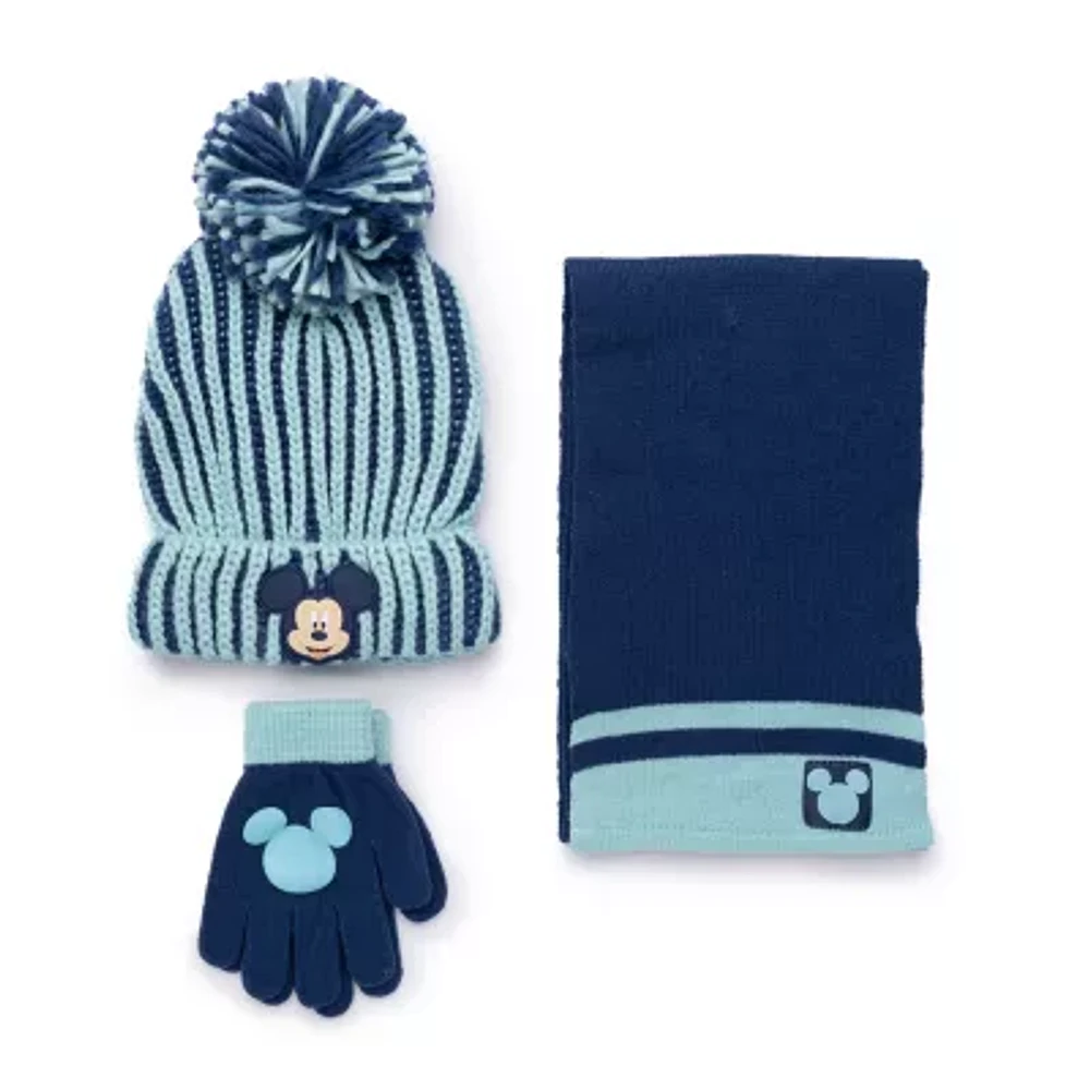 Disney Collection Little & Big Boys 3-pc. Mickey Mouse Cold Weather Accessory Set