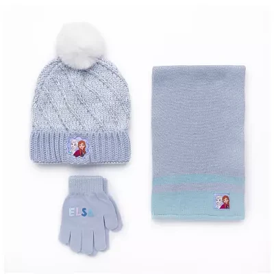 Disney Collection Little & Big Girls 3-pc. Frozen Cold Weather Accessory Set