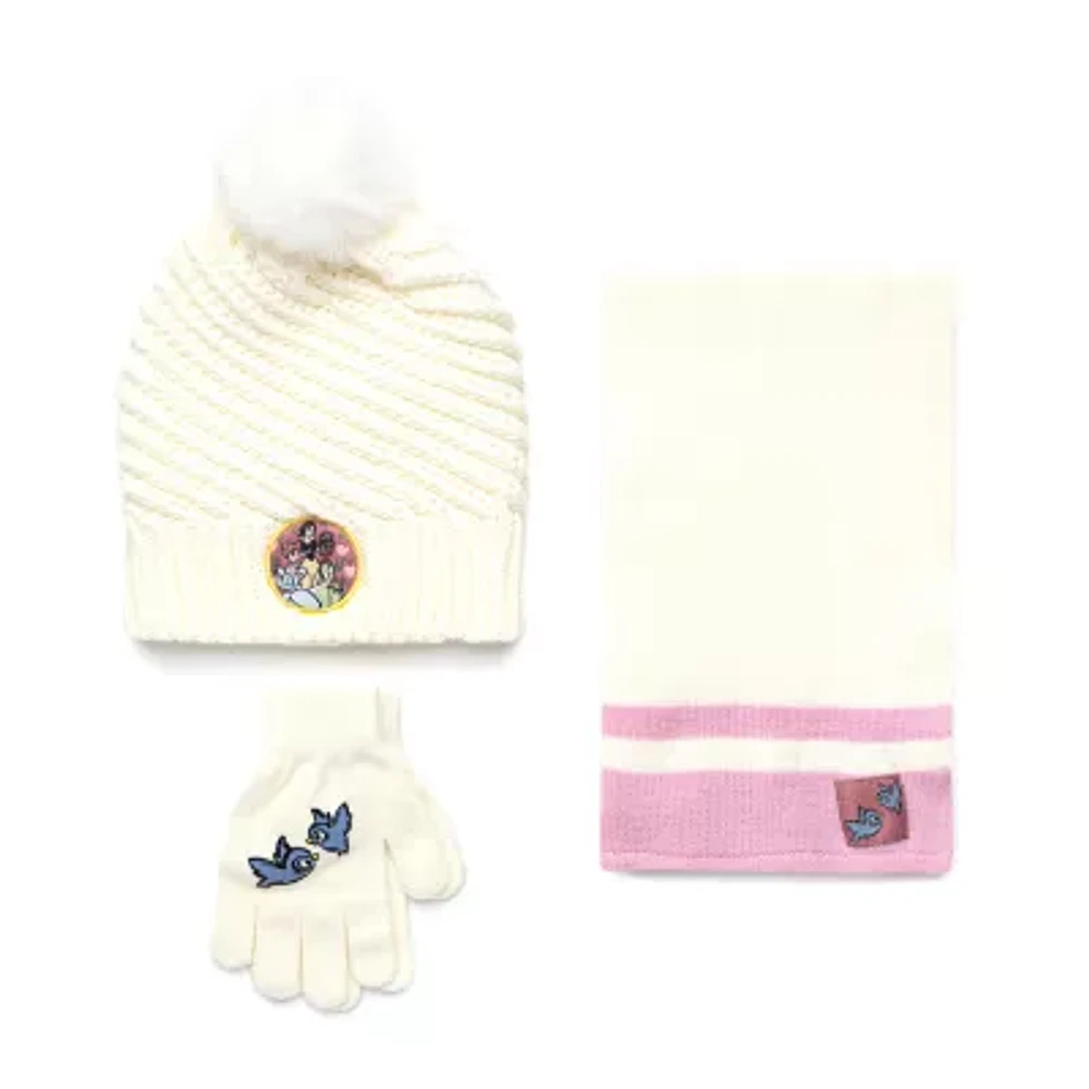 Disney Collection Little & Big Girls 3-pc. Princess Cold Weather Accessory Set