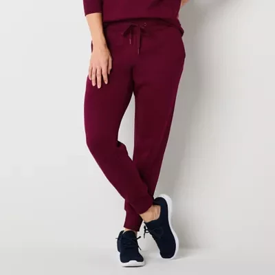 Xersion Womens Super Soft Fleece Mid Rise Tall Jogger Pant