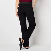 Liz Claiborne-Tall Audra Tailored Ponte Classic Fit Straight Trouser