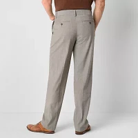 Stafford Coolmax Mobility Mens Adaptive Classic Fit Flat Front Suit Pants