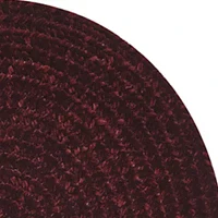 Better Trends Chenille Braid Oval Runner Rug