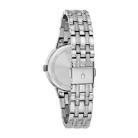 Bulova Phantom Unisex Adult Diamond Accent Silver Tone Stainless Steel Bracelet Watch 96l276