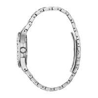 Bulova Phantom Womens Crystal Accent Silver Tone Stainless Steel Bracelet Watch 96l278