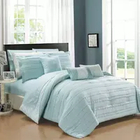 Chic Home Lea 10-pc. Midweight Reversible Comforter Set