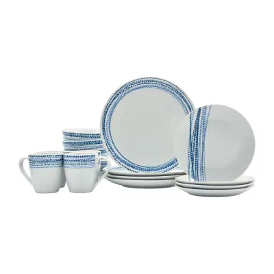 Tabletops Unlimited Aaron 16-pc. Porcelain Dinnerware Set