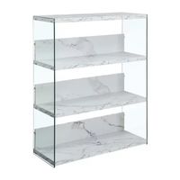 Convenience Concepts Soho 4-Tier Wide Bookcase