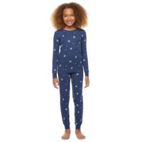 North Pole Trading Co. Little & Big Girls Celestial Winter 2-pc. Christmas Matching Family Pajama Set