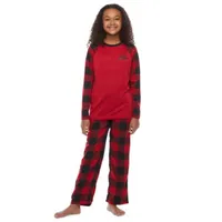 North Pole Trading Co. Unisex Red Buffalo 2-pc. Christmas Pajama Set